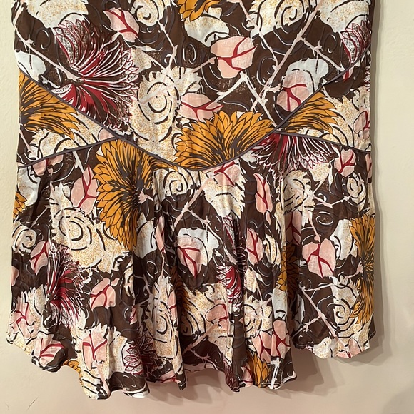 Free People Dresses | Free People Earthy Boho Ruffle Tank - Picture 3 of 6